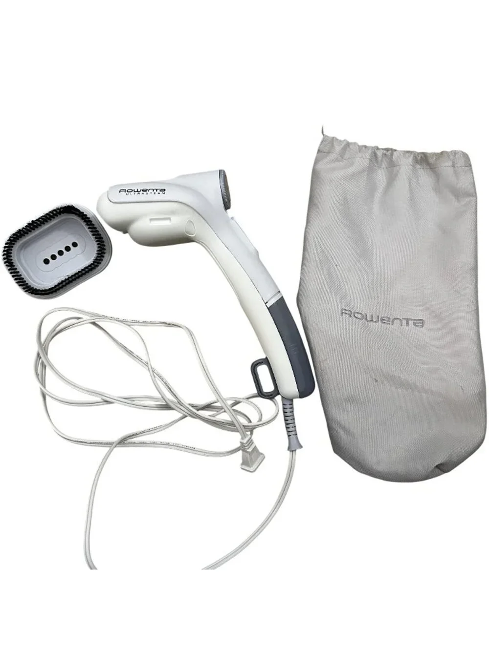 Rowenta UltraSteam Handheld Fabric Steamer with Storage Bag and Brush Attachment